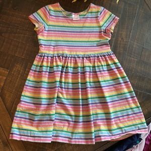 Short Sleeve Striped Dress
